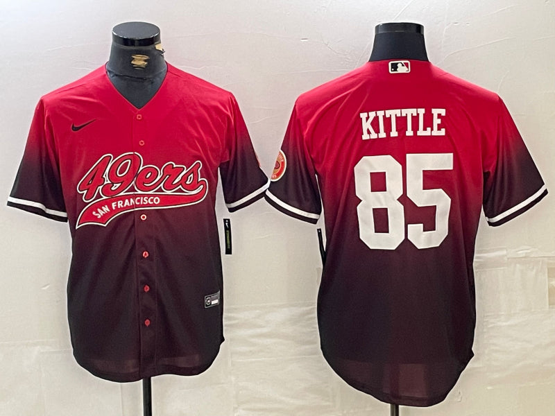 Men’s San Francisco 49ers George Kittle #85 Scarlet Jersey