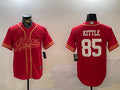 Men’s San Francisco 49ers George Kittle #85 Scarlet Team Jersey