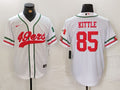 Men’s San Francisco 49ers George Kittle #85 White Jersey