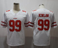Men’s San Francisco 49ers Javon Kinlaw #99 White Jersey