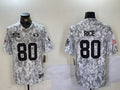 Men’s San Francisco 49ers Jerry Rice #80 Arctic Camo 2024 Salute to Service Retired Limited Jersey