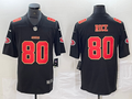 Men’s San Francisco 49ers Jerry Rice #80 Black Jersey