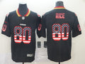 Men’s San Francisco 49ers Jerry Rice #80 Black Jersey