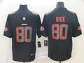 Men’s San Francisco 49ers Jerry Rice #80 Black Team Jersey