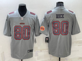 Men’s San Francisco 49ers Jerry Rice #80 Gray Atmosphere Jersey