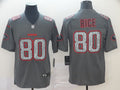 Men’s San Francisco 49ers Jerry Rice #80 Gray Jersey