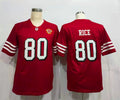 Men’s San Francisco 49ers Jerry Rice Red 75th Anniversary Jersey
