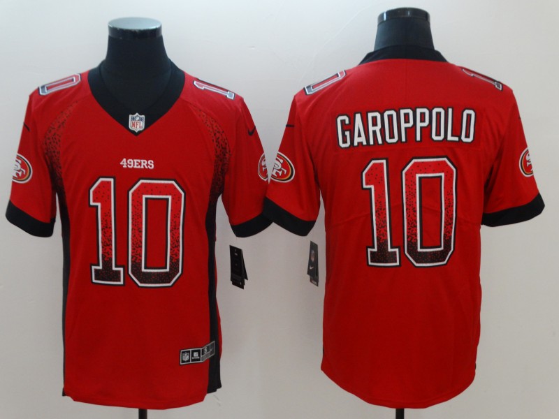 Men’s San Francisco 49ers Jimmy Garoppolo #10 Red Jersey