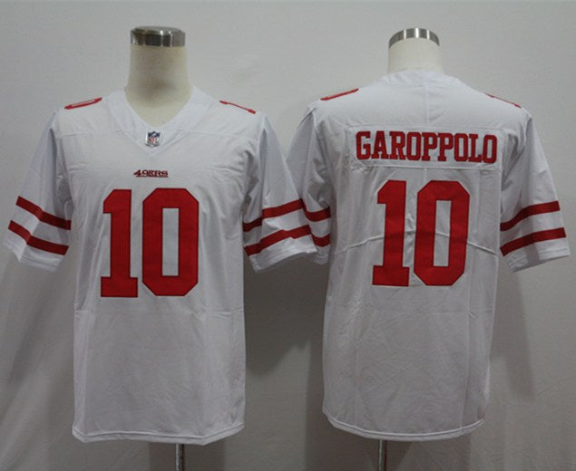 Men’s San Francisco 49ers Jimmy Garoppolo #10 White Jersey