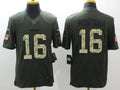 Men’s San Francisco 49ers Joe Montana #16 Army Green Jersey