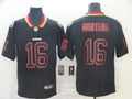 Men’s San Francisco 49ers Joe Montana #16 Black Jersey