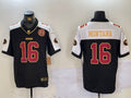 Men’s San Francisco 49ers Joe Montana #16 Black Retired Team Jersey