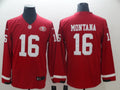 Men’s San Francisco 49ers Joe Montana #16 Red Alternate Jersey