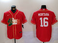 Men’s San Francisco 49ers Joe Montana #16 Scarlet Jersey