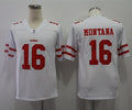 Men’s San Francisco 49ers Joe Montana #16 White Jersey