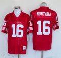 Men’s San Francisco 49ers Joe Montana Mitchell & Ness Scarlet Legacy Jersey