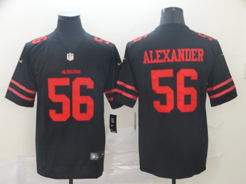 Men’s San Francisco 49ers Kwon Alexander #56 Black Jersey