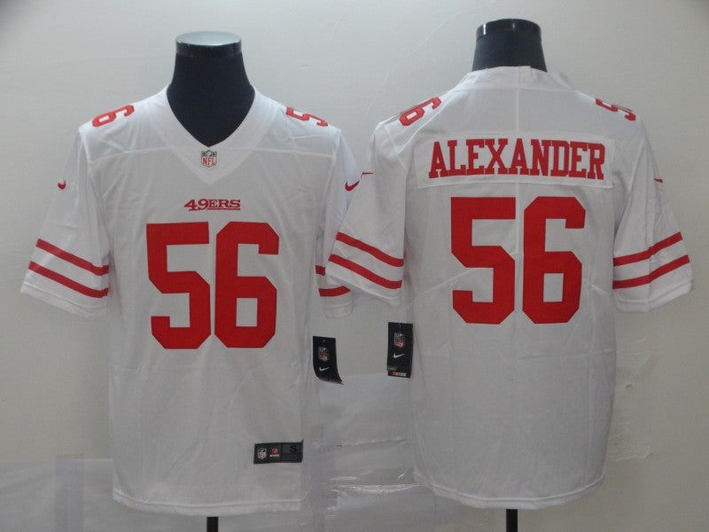 Men’s San Francisco 49ers Kwon Alexander #56 White Jersey