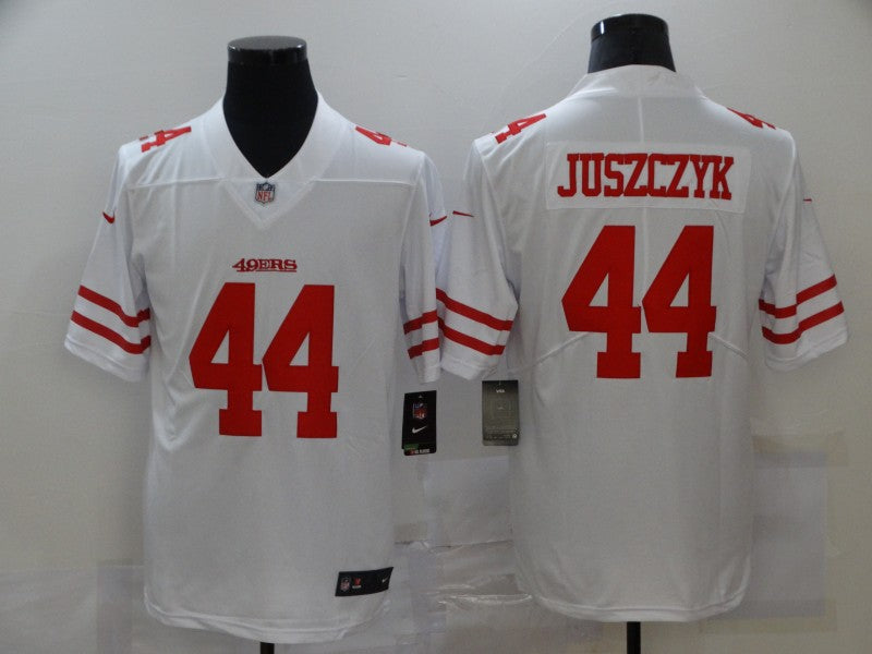 Men’s San Francisco 49ers Kyle Juszczyk #44 White Jersey