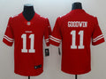 Men’s San Francisco 49ers Marquise Goodwin #11 Red Jersey