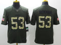 Men’s San Francisco 49ers Navoro Bowman #53 Army Green Jersey
