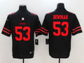 Men’s San Francisco 49ers Navoro Bowman #53 Black Jersey