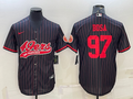 Men’s San Francisco 49ers Nick Bosa #97 Black Jersey Joint Edition