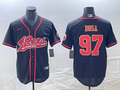 Men’s San Francisco 49ers Nick Bosa #97 Black Jersey Joint Edition