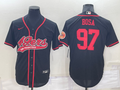Men’s San Francisco 49ers Nick Bosa #97 Black Jersey Joint Edition