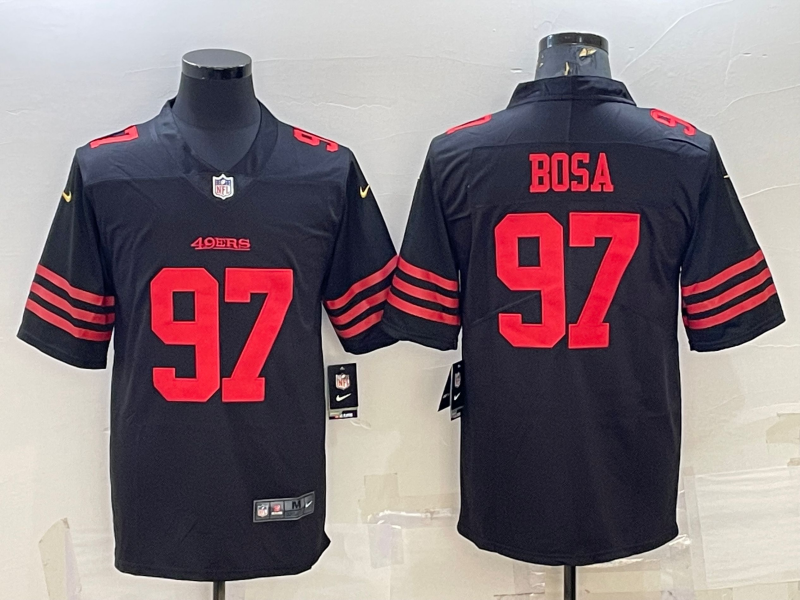 Men’s San Francisco 49ers Nick Bosa #97 Black Jersey