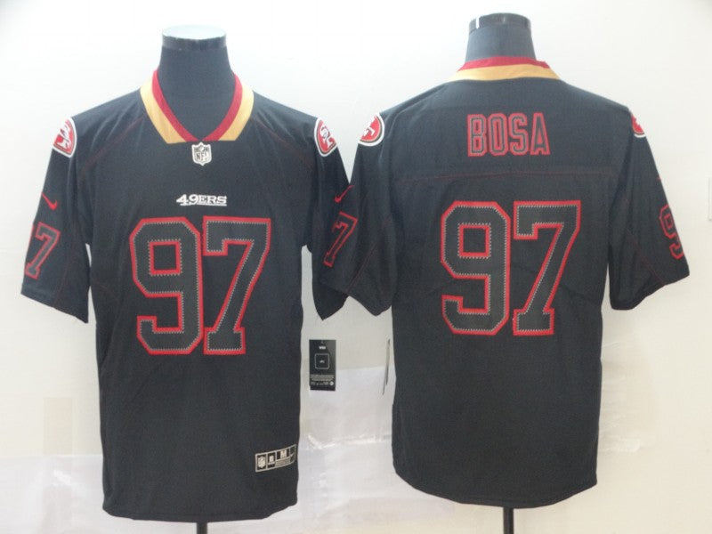 Men’s San Francisco 49ers Nick Bosa #97 Black Jersey