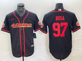 Men’s San Francisco 49ers Nick Bosa #97 Black Joint Edition Jersey