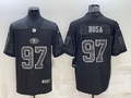 Men’s San Francisco 49ers Nick Bosa #97 Black Retired RFLCTV Limited Jersey