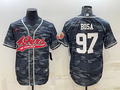Men’s San Francisco 49ers Nick Bosa #97 Grey Camouflage Jersey Joint Edition