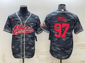 Men’s San Francisco 49ers Nick Bosa #97 Grey Camouflage Jersey Joint Edition