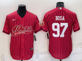 Men’s San Francisco 49ers Nick Bosa #97 Red Jersey Joint Edition