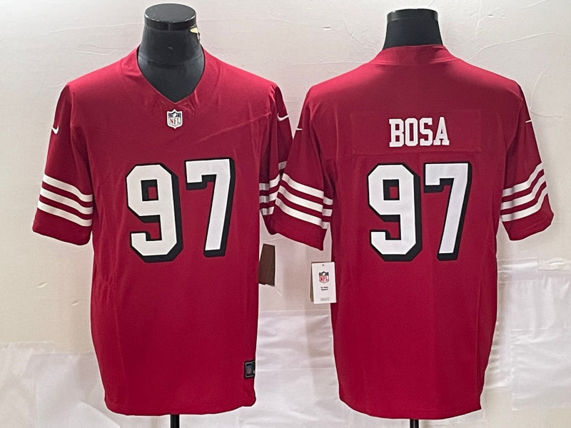 Men’s San Francisco 49ers Nick Bosa #97 Red Vapor Elite Jersey