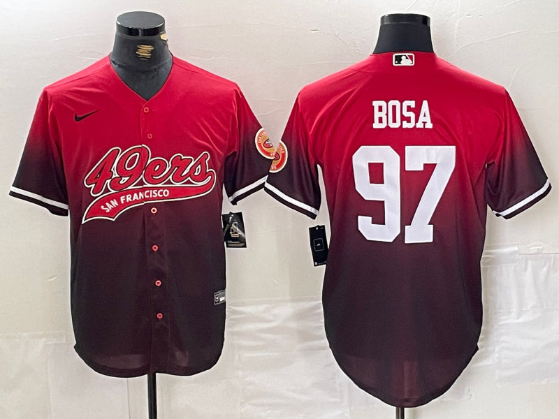 Men’s San Francisco 49ers Nick Bosa #97 Scarlet Jersey