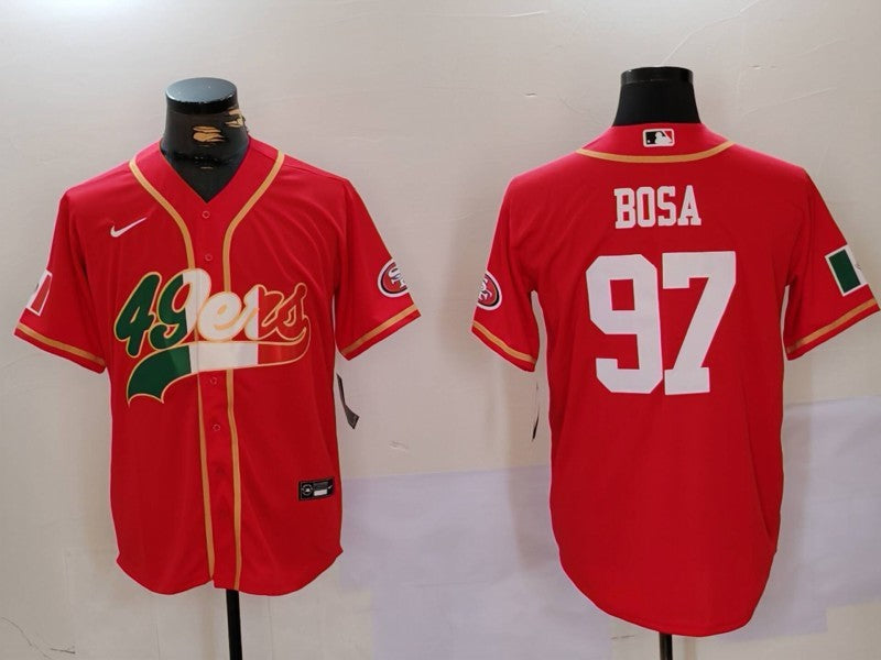 Men’s San Francisco 49ers Nick Bosa #97 Scarlet Jersey