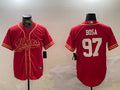 Men’s San Francisco 49ers Nick Bosa #97 Scarlet Team Jersey