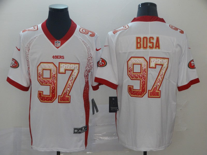 Men’s San Francisco 49ers Nick Bosa #97 White Jersey