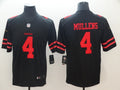 Men’s San Francisco 49ers Nick Mullens #4 Black Jersey