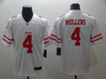 Men’s San Francisco 49ers Nick Mullens #4 White Jersey