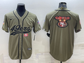 Men’s San Francisco 49ers Olive 2022 Salute To Service Retired Limited Jersey