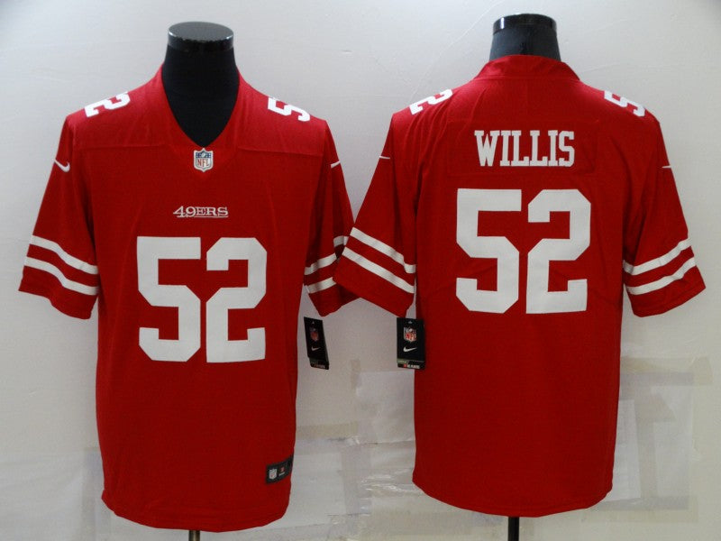 Men’s San Francisco 49ers Patrick Willis #52 Red Jersey