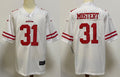 Men’s San Francisco 49ers Raheem Mostert #31 White Jersey