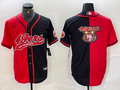 Men’s San Francisco 49ers Red/Black Team Jersey Joint Edition