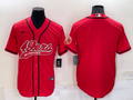 Men’s San Francisco 49ers Red Blank Jersey