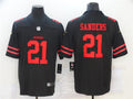 Men’s San Francisco 49ers Retired Player #21 Deion Sanders Nike Black Alternate Vapor Limited Player Jersey