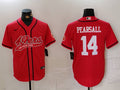 Men’s San Francisco 49ers Ricky Pearsall #14 Red Jersey